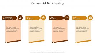 Commercial Term Lending In Powerpoint And Google Slides Cpb