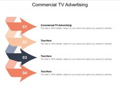 Commercial tv advertising ppt powerpoint presentation inspiration display cpb