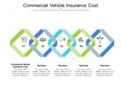 Commercial vehicle insurance cost ppt powerpoint presentation model professional cpb
