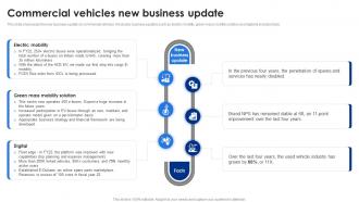 Commercial Vehicles New Business Update Tata Motors Company Profile CP SS