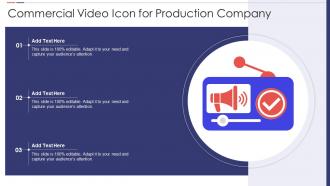 Commercial Video Icon For Production Company