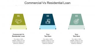 Commercial Vs Residential Loan Ppt Powerpoint Presentation Styles Icon Cpb
