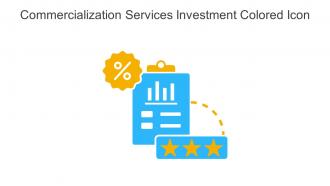 Commercialization Services Investment Colored Icon In Powerpoint Pptx Png And Editable Eps Format