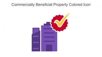 Commercially Beneficial Property Colored Icon In Powerpoint Pptx Png And Editable Eps Format