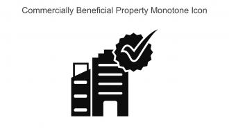Commercially Beneficial Property Monotone Icon In Powerpoint Pptx Png And Editable Eps Format