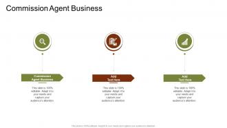 Commission Agent Business In Powerpoint And Google Slides Cpb