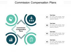 Commission compensation plans ppt powerpoint presentation outline gridlines cpb