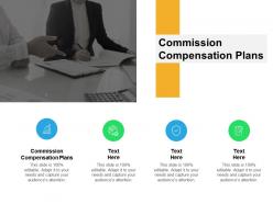 Commission compensation plans ppt powerpoint presentation pictures structure cpb