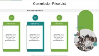 Commission Price List In Powerpoint And Google Slides Cpb