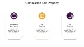 Commission Sale Property Ppt Powerpoint Presentation Layouts Tips Cpb