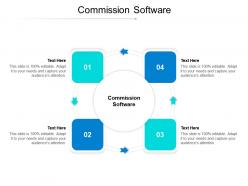 Commission software ppt powerpoint presentation pictures examples cpb
