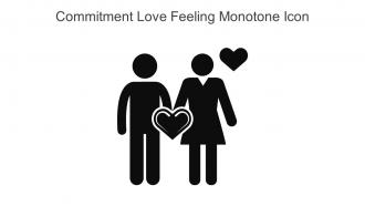 Commitment Love Feeling Monotone Icon In Powerpoint Pptx Png And Editable Eps Format