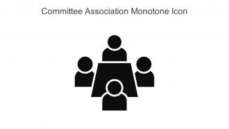 Committee Association Monotone Icon In Powerpoint Pptx Png And Editable Eps Format