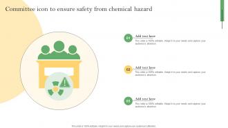 Committee Icon To Ensure Safety From Chemical Hazard