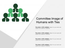 Committee image of humans with ties