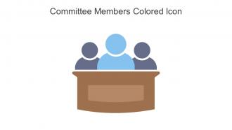 Committee Members Colored Icon In Powerpoint Pptx Png And Editable Eps Format