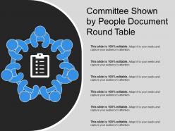Committee Shown By People Document Round Table