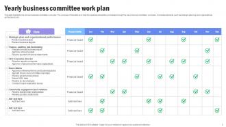 Committee Work Plan Powerpoint Ppt Template Bundles Impressive Good