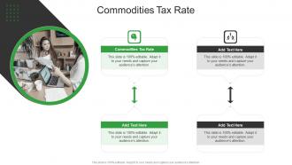 Commodities Tax Rate In Powerpoint And Google Slides Cpb