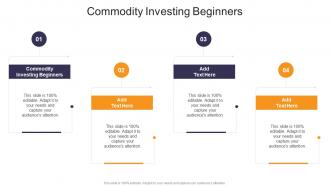 Commodity Investing Beginners In Powerpoint And Google Slides Cpb