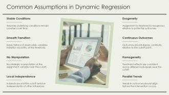 Common Assumptions In Dynamic Regression PPT Structure ACP