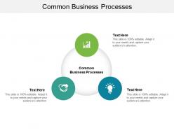 Common business processes ppt powerpoint presentation outline example introduction cpb