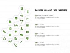 Common cause of food poisoning ppt powerpoint presentation slides layouts