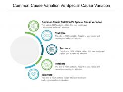 Common cause variation vs special cause variation ppt powerpoint presentation infographic template guidelines cpb