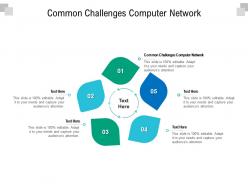 Common challenges computer network ppt powerpoint presentation file design ideas cpb