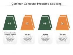 Common computer problems solutions ppt powerpoint presentation inspiration file cpb