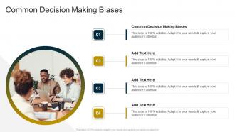 Common Decision Making Biases In Powerpoint And Google Slides Cpb