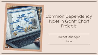 Common Dependency Types In Gantt Chart Projects PPT Sample AT