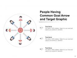 Common Goal Target Graphic Arrow Innovation Puzzle Carrying Team