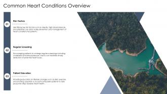 Common Heart Conditions Overview Cardiac Consultants PPT Template ST AI SS Common Heart Conditions Overview Cardiac Consultants PPT Template ST AI SS