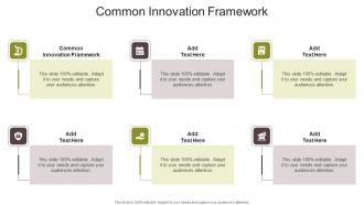 Common Innovation Framework In Powerpoint And Google Slides Cpb