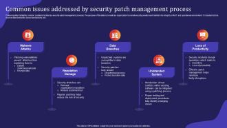 Common Issues Addressed By Security Patch Management Process