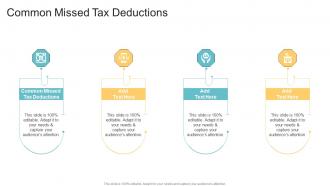 Common Missed Tax Deductions In Powerpoint And Google Slides Cpb