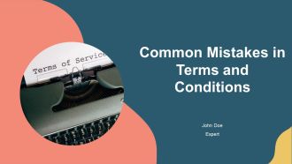Common Mistakes In Terms And Conditions PPT Graphics AT