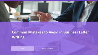 Common Mistakes To Avoid In Business Letter Writing PPT Structure AT