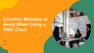 Common Mistakes To Avoid When Using A RACI Chart PPT Sample AT