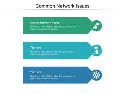 Common network issues ppt powerpoint presentation gallery cpb
