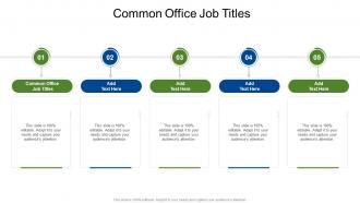 Common Office Job Titles In Powerpoint And Google Slides Cpb