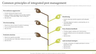 Common Principles Of Integrated Pest Management Complete Guide Of Sustainable Agriculture Practices