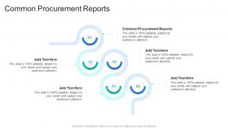 Common Procurement Reports In Powerpoint And Google Slides Cpb