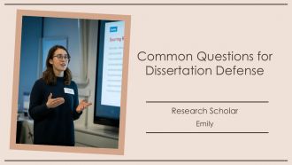 Common Questions For Dissertation Defense PPT Mockup AT