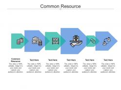 Common resource ppt powerpoint presentation slides icon cpb