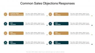 Common Sales Objections Responses In Powerpoint And Google Slides Cpb