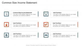 Common Size Income Statement In Powerpoint And Google Slides Cpb