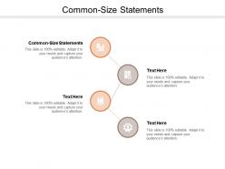 Common size statements ppt powerpoint presentation professional show cpb