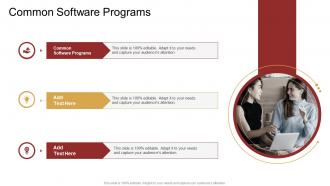 Common Software Programs In Powerpoint And Google Slides Cpb